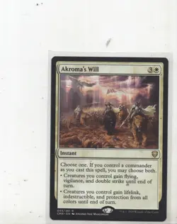 Akroma's Will 003 MTG Magic Card x1 1x Single LP - Image 1