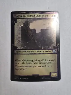 Gothmog, Morgul Lieutenant (Showcase Scrolls) Universes Beyond: Lotr Foil - Image 1