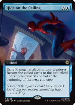 Foil - Hide on the Ceiling (Extended Art) - 249 / NM / English - Image 1