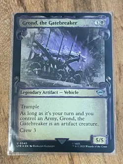 Grond, the Gatebreaker Showcase Scrolls Foil - LTR 0540 - MTG Magic - NM+ - Image 1