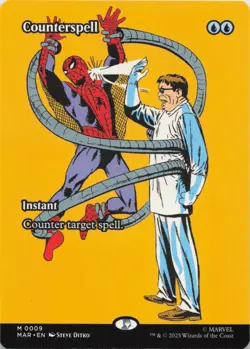 Counterspell (Borderless) M Marvel Universe Eternal-Legal 9 LP MTG - Image 1