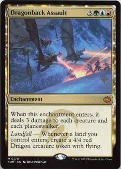 Dragonback Assault M Promo Pack: Tarkir: Dragonstorm 179 LP-NM MTG - Image 1