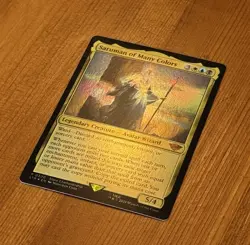Saruman of Many Colors, P 0300, NM Foil Championship Promo, MTG LotR Lord Rings - Image 2