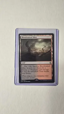 Magic the Gathering Bloodstained Mire 230 Khans of Tarkir 2014 Mint Condition - Image 1