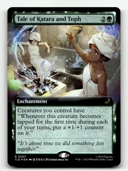 Tale of Katara and Toph (Extended Art) 207 Foil R Avatar: The Last Airbender: Et - Image 1