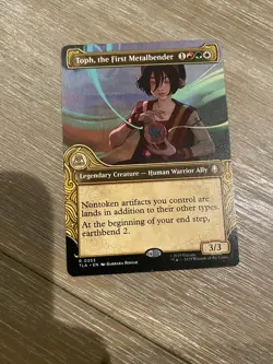 ?? MTG: Toph, the First Metalbender (Showcase) R Avatar: The Last Airbender - Image 1