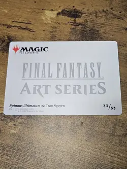 Ruinous Ultimatum - Magic: Final Fantasy MTG - Art Series 33/53 - Kefka NM - Image 2