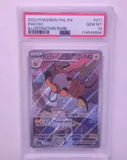 PSA 10 Raichu Paldea Evolved 211/193 Pokemon - Image 1