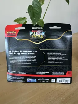 Pokemon Scarlet & Violet Paldean Fates 3 Pack Blister Greavard NEW ✅FREE SHIP✅ - Image 2