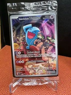 Pokemon TCG - Team Rocket's Wobbuffet 203 SVP NM [SEALED] Scarlet & Violet Promo - Image 2