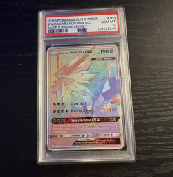 Pokemon Dusk Mane Necrozma GX (Secrect Rare)2018 Sun and Moon Ultra Prism PSA 10 - Image 1