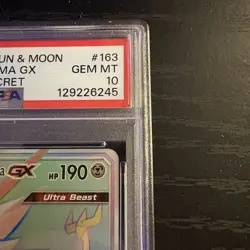 Pokemon Dusk Mane Necrozma GX (Secrect Rare)2018 Sun and Moon Ultra Prism PSA 10 - Image 3