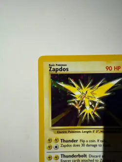 Pokemon TCG Zapdos Base Set 16/102 Holo Unlimited Rare (LP) - Image 5