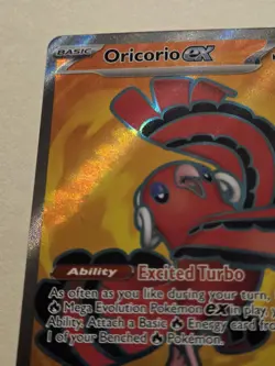 Oricorio Ex Ultra Rare 110/094 Full Art Phantasmal Flames ENGLISH NM Pokemon TCG - Image 3