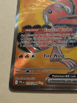 Oricorio Ex Ultra Rare 110/094 Full Art Phantasmal Flames ENGLISH NM Pokemon TCG - Image 4