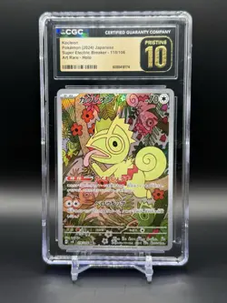CGC Pristine 10 Kecleon 118/106 AR Art Rare Super Electric Breaker sv8 Pokemon - Image 1
