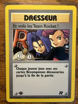 Pokemon TCG Here Comes Team Rocket 71/82 1st Edition (French) - Image 1