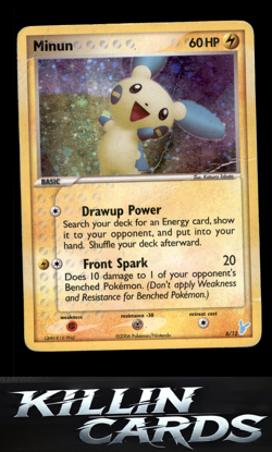 Minun 6/12 Pokemon Common EX Trainer Kit 2: Plusle & Minun Card DM - Image 1