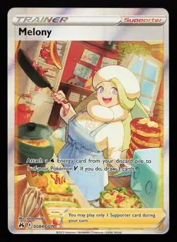 Melony GG64/GG70 Ultra Rare Crown Zenith Pokemon Card - Image 1