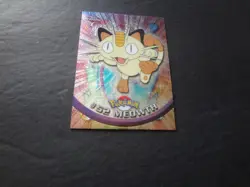 2000 Topps Pokemon Chrome #52 Meowth Series 1 Trading Cards - Image 1