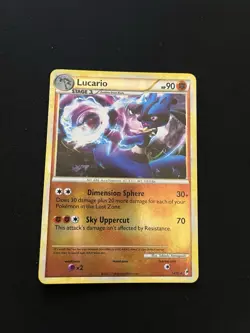 Lucario 15/95 PL Reverse Holo Rare Pokemon Cards Vintage - Image 1