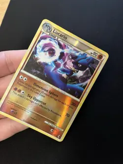Lucario 15/95 PL Reverse Holo Rare Pokemon Cards Vintage - Image 2