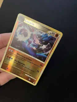 Lucario 15/95 PL Reverse Holo Rare Pokemon Cards Vintage - Image 3