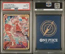Monkey D Luffy OP05-119 SEC PSA 10 One Piece Card Game Awakening Of The New Era - Image 3