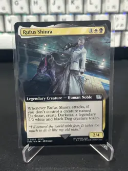 Rufus Shinra Extended Art Final Fantasy MTG - Image 1