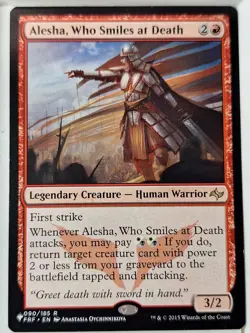 Alesha, Who Smiles at Death - The List - Magic the Gathering MTG Nice! - Image 1