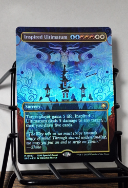 Inspired Ultimatum (Borderless) Special Guests Foil MTG - Image 1