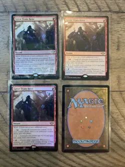 MTG Great Train Heist X 4 Foil Outlaws of Thunder Junction 0125 Foil NM - Image 3