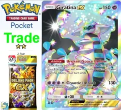 SHINY GIRATINA EX HOLO FULL ART POKEMON TCG POCKET READ DESCRIPTION - Image 1