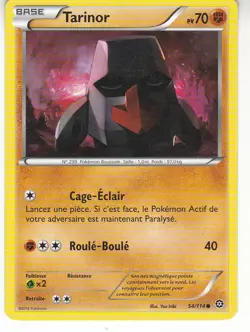 LOT DE 6 CARTES POKEMON TYPE COMBAT OPERMINE BACABOUH TARINOR AXOLOTO NODULITHE - Image 5