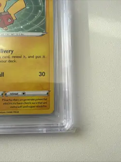 2020 POKEMON BLACK STAR PROMOS HOLO #SWSH074 SPECIAL DELIVERY PIKACHU CGC 8.5 - Image 5