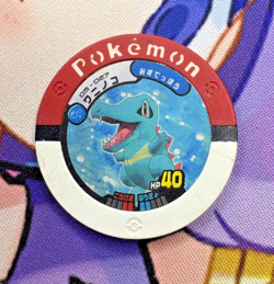 Totodile Red 05-027 Regular Battrio Pokemon Arcade Game Chip 🍄 - Image 1