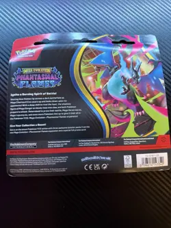 Pokemon TCG Mega Evolution Phantasmal Flames 3 Pack Blister Sneasel Promo NEW 🔥 - Image 2