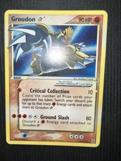 Groudon Gold Star (EX Delta Species) - Pokemon Holo 111/113 ENGLISH - Image 2