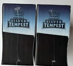 Set of Two Silver Tempest TCG Elite Trainer Boxes ETBs SEALED - 1 Pokemon Center - Image 2