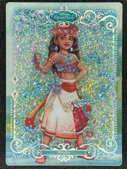 Moana 2025 Suplay Disney Princess Create Your World Flowing Sand Card #01 - Image 1