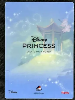 Mulan 2025 Suplay Disney Princess Create Your World Flowing Sand Card #01 - Image 3