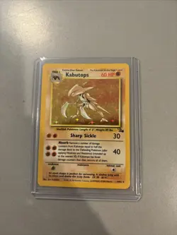 Pokemon: Kabutops Fossil Set Holo 9/62 - Vintage 1999 WOTC Rare Foil Card - Image 1