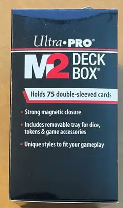 Ultra PRO M2.1 Deck Box Red & White Good for MTG/Pokemon/Yugioh Cards & Dice - Image 5