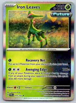 Iron Leaves - Holo Rare - Twilight Masquerade TWM 019/167 Pokemon Card - Image 1