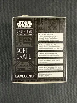 Star Wars TCG Sealed Soft Crate Accessory Box Gamegenic Card Holder - Image 4