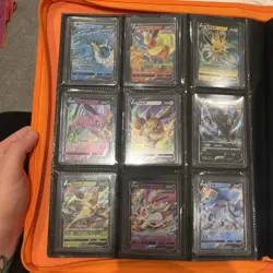 Pokemon TCG 2025 S-Chinese Gem Pack Vol 2 Set Of 9 Eeveelution V Cards NM - Image 1