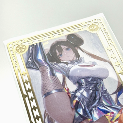 Goddess Story: Non Serial Metal Anime Waifu CCG Trading Card - Damaged - Image 3