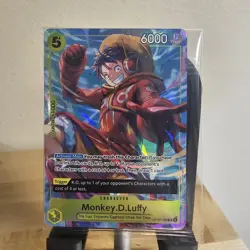 One Piece - Monkey D. Luffy - Alt Art Promo Card - SR - OP07-109 - NM Sealed - Image 1