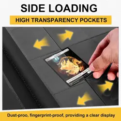 1024 Pocket Trading Card Binder Compatible with Pokemon TCG MTG Baseball Sports - Image 4