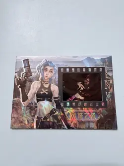 League Of Legends Jinx Film Card Waifu Full Art Holo Foil Doujin Collector Chase - Image 1